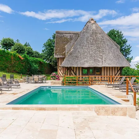 Norman House With Pool And Garden Near Hippodrome Nyaraló Deauville