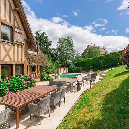 Norman House With Pool And Garden Near Hippodrome * Deauville